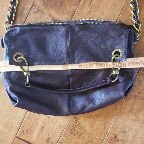 Abro Vintage Genuine Leather Brown Shoulder Bag - Picture 6 of 7